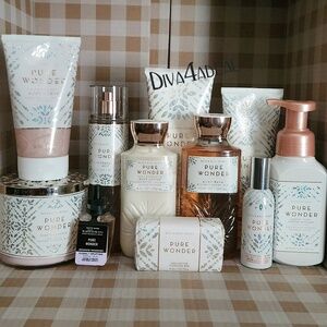 Bath & Body Works PURE WONDER 11PC Collection Set Bundle